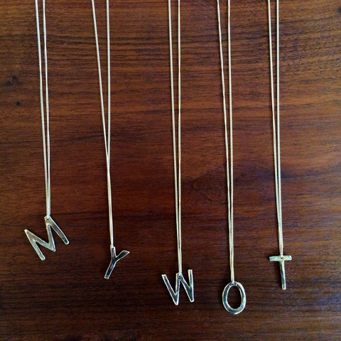 Alphabet Necklace