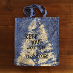 Tie-dyed Maha Rose Tote Bag