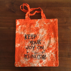 Tie-dyed Maha Rose Tote Bag