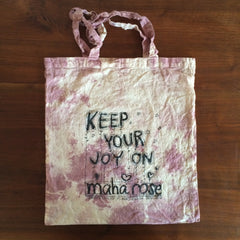 Tie-dyed Maha Rose Tote Bag